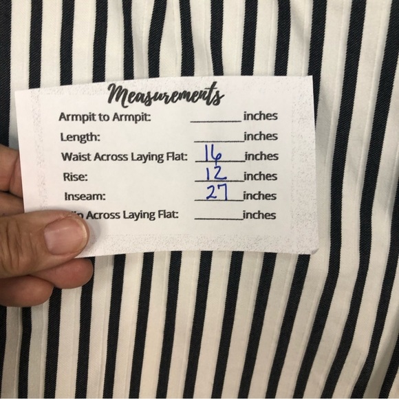 Est. 1946 Women’s Stripe Pull On Pant Wide Waist Cropped - Picture 10 of 10